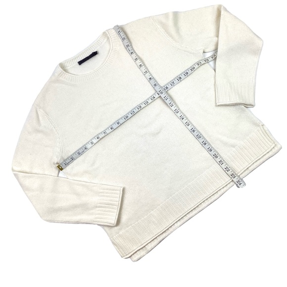 Jenni Kayne NWOT Everyday Cashmere Blend Crewneck Pullover Sweater Small Ivory - Picture 6 of 6